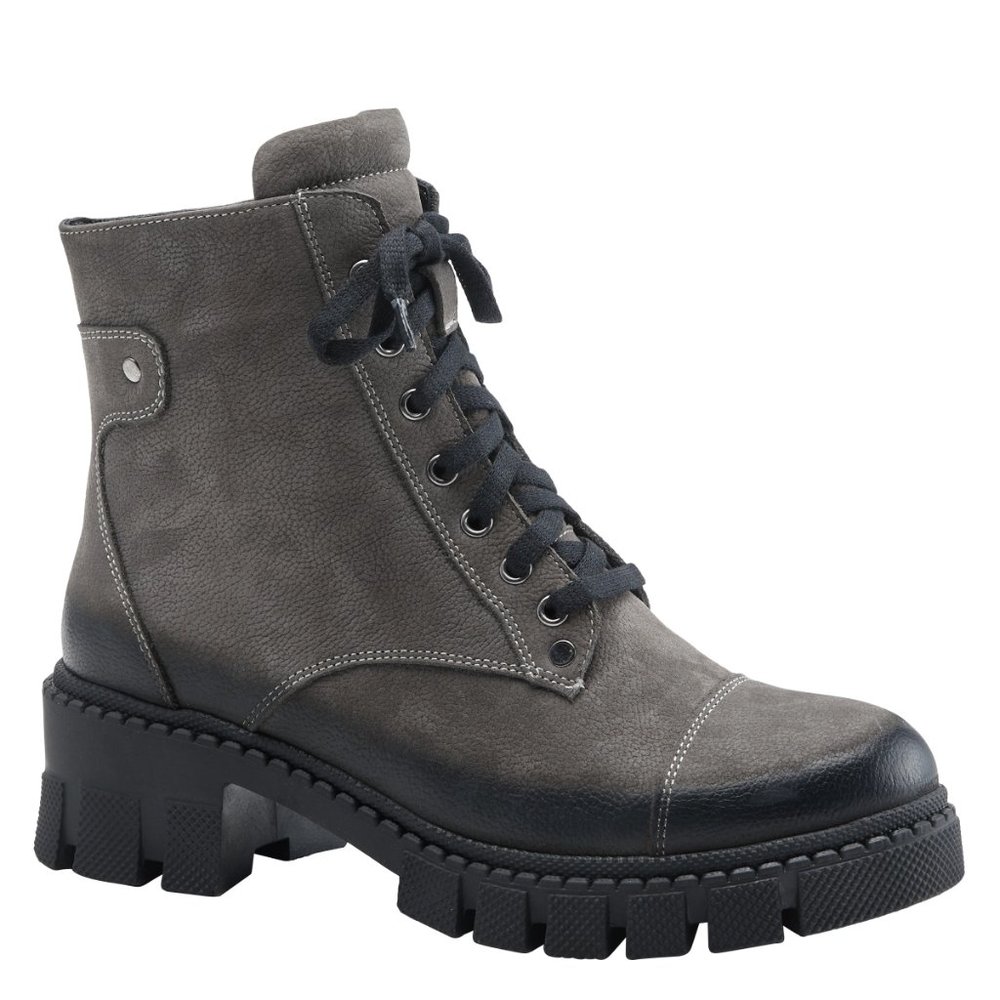 SPRING STEP HURSTON BOOT GREY NUBUCK